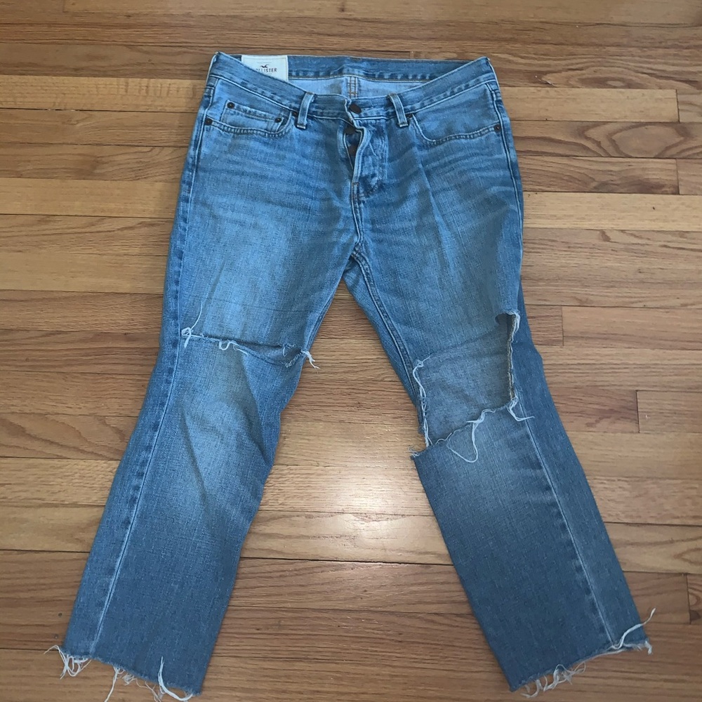 Hollister Mens Distressed Jeans